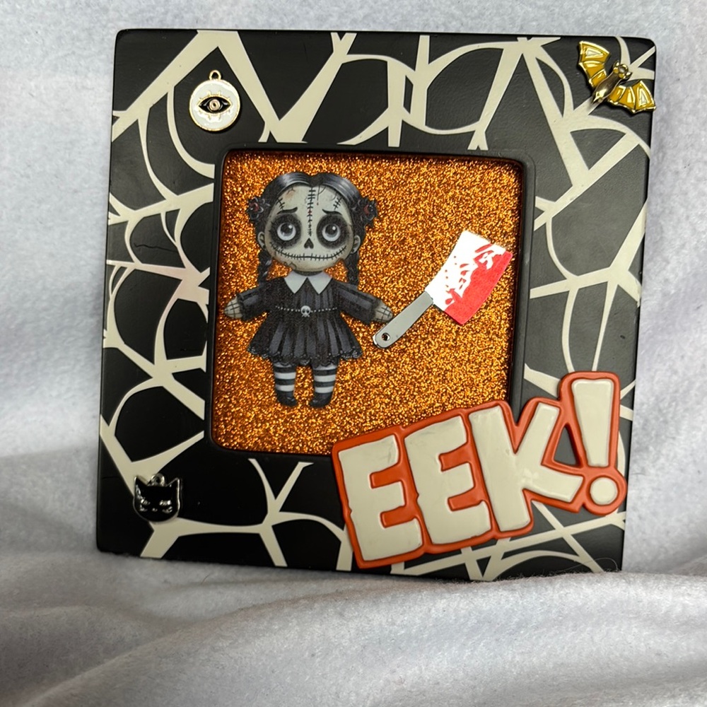 Halloween framed jewlery art